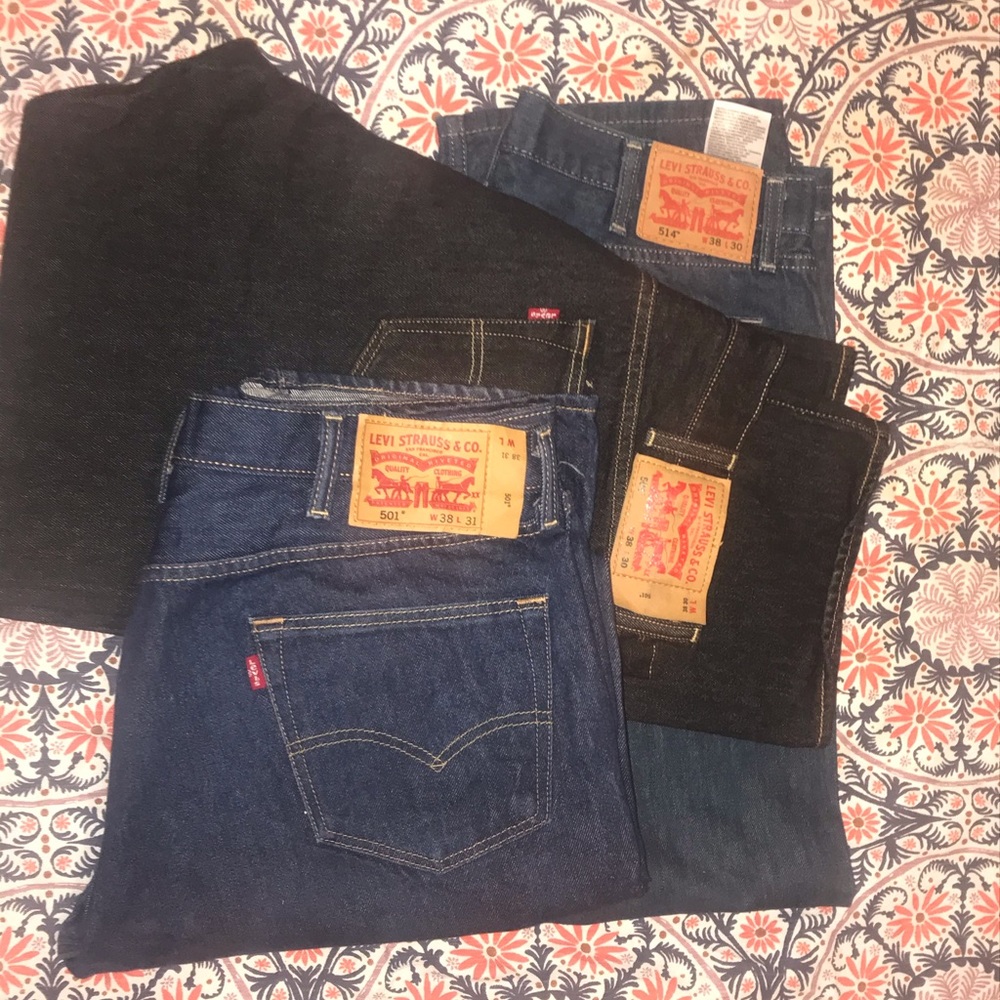 3 pairs of Levi Jeans NWOT